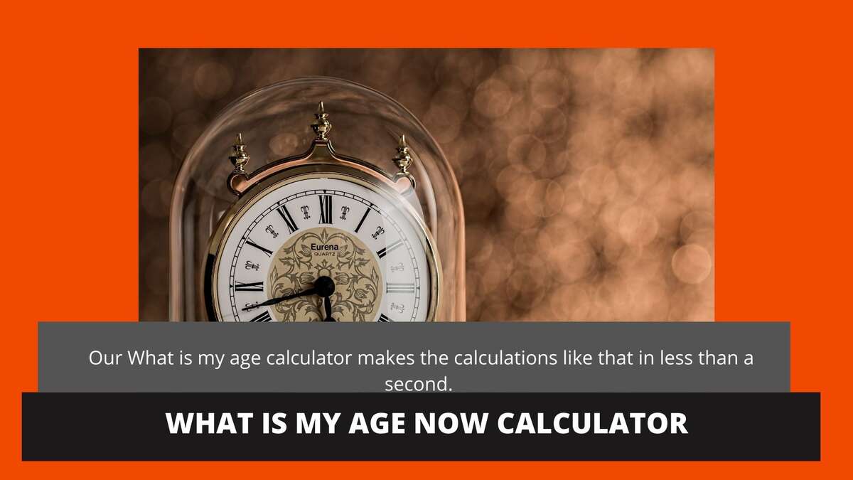 What is my age now calculator